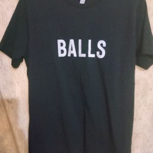 🌈 Men's t-shirt sz S "Balls"
